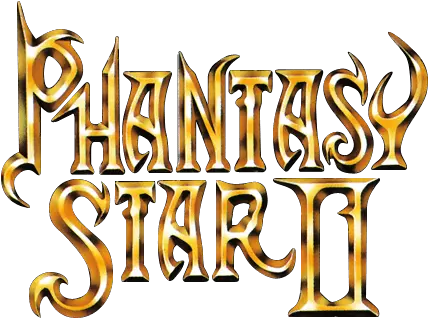  Sega Drive Phantasy Star 2 Logo Png Sega Mega Drive Logo