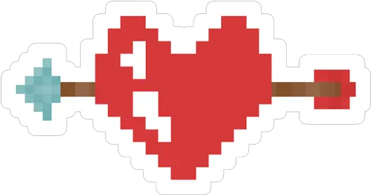  Heart And Arrow Pixel Art 8 Bit Love Vector Png Apple Logo Pixel Art