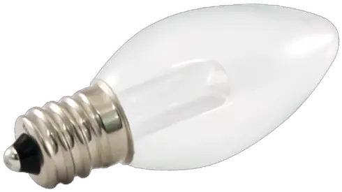  Box Of 25 Bright White Transparent Pro Decorative Led C7 Bulbs Incandescent Light Bulb Png Bright White Light Png