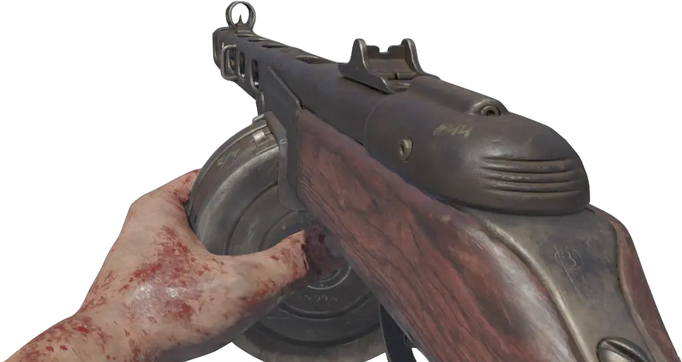  Download Hd Ppsh 41 Zombies Bo3 Call Of Duty Ww2 Ppsh Png Ppsh 41 Bo3 Zombies Cod Zombies Png