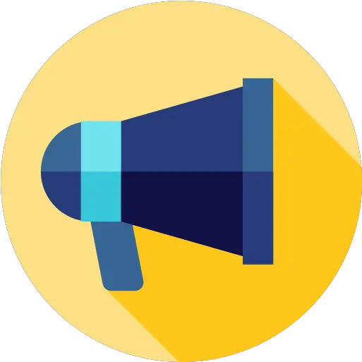  Megaphone Loud Speaker Flat Icon Png Communication Icon Png