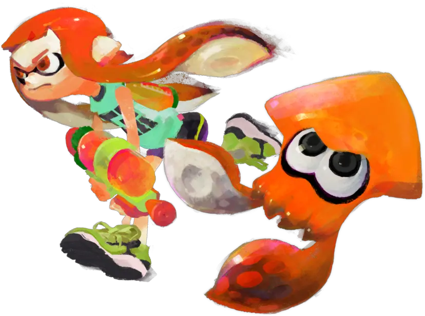  Splatoon Zaul3dart Png Inkling