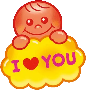  I Love You Sticker Transparent Background Sticker Gif Png Kawaii Gif Transparent