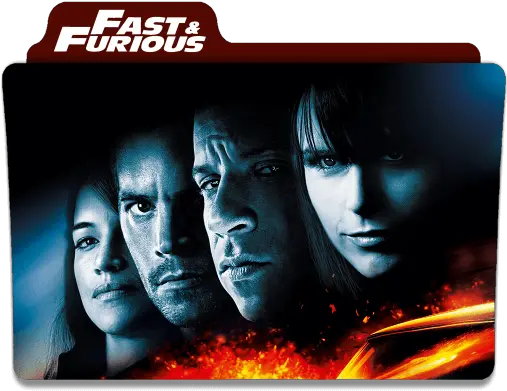  The Fast And Furious 4 Folder Icon Designbust Fast And Furious Folder Icon Png Fold Icon