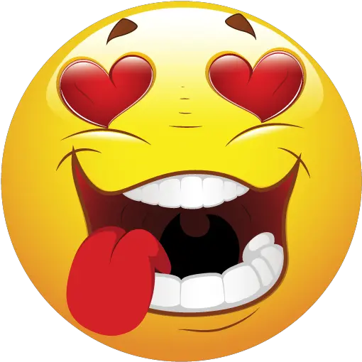  Love Lust Bing Crazy Emoji Hd Sticker Png