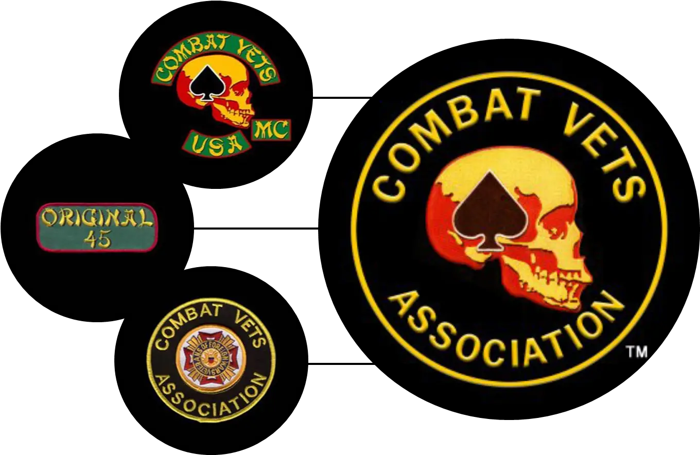  All About Us Cvma 324 Logo Combat Veterans Motorcycle Association Png Vfw Auxiliary Logo