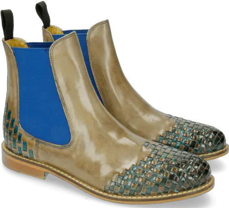  Download Ankle Boots Molly 10 Oxygen Interlaced Ice Blue Chelsea Boot Png Interlaced Png