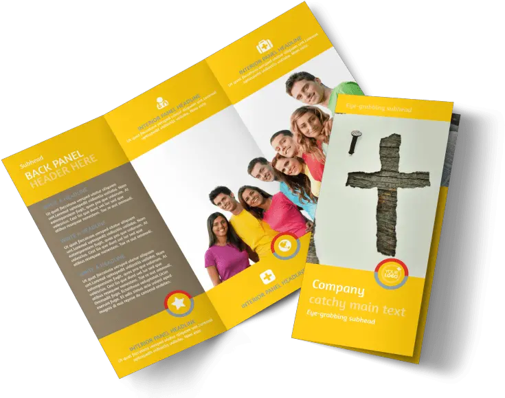  Youth Ministry Brochure Template Mycreativeshop Brochure For Youth Organization Png Religious Icon Templates