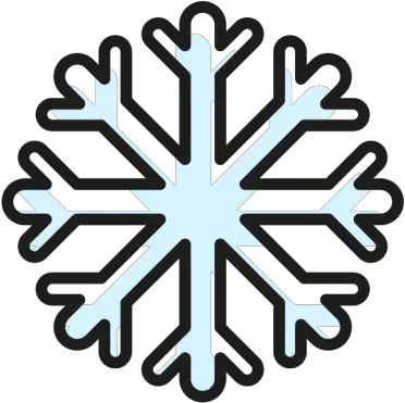  Snowflake Snow Winter C Free Icon Of Cartoon Snowflakes White Background Png Snowflake Icon Vector