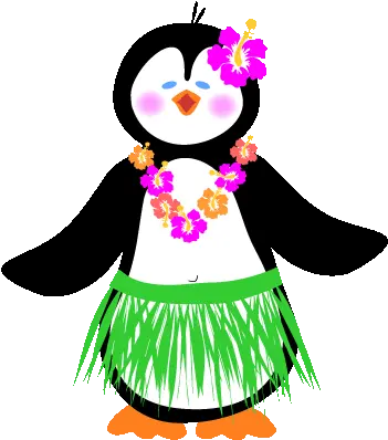  Download Hawaiian Backgrounds Images Transparent Image Clipart Of Mumma Penguin Png Lei Icon