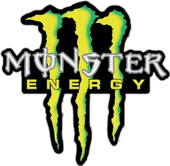  Monster Energetic Drink Logo Sticker By Jcribeiro Monster Logo Small Png Monster Drink Logo