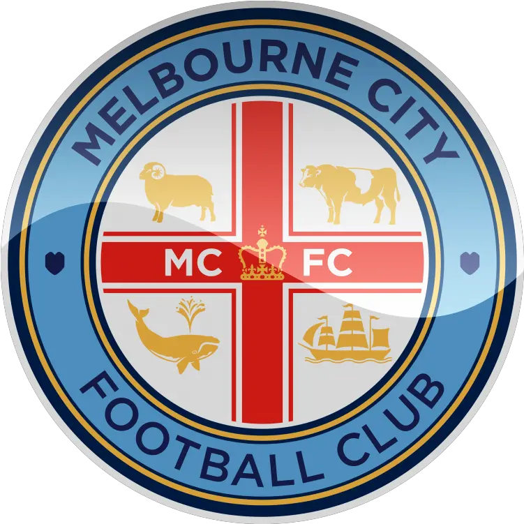  Football Logos Actual Original Quality Melbourne City Logo Png Crest Png