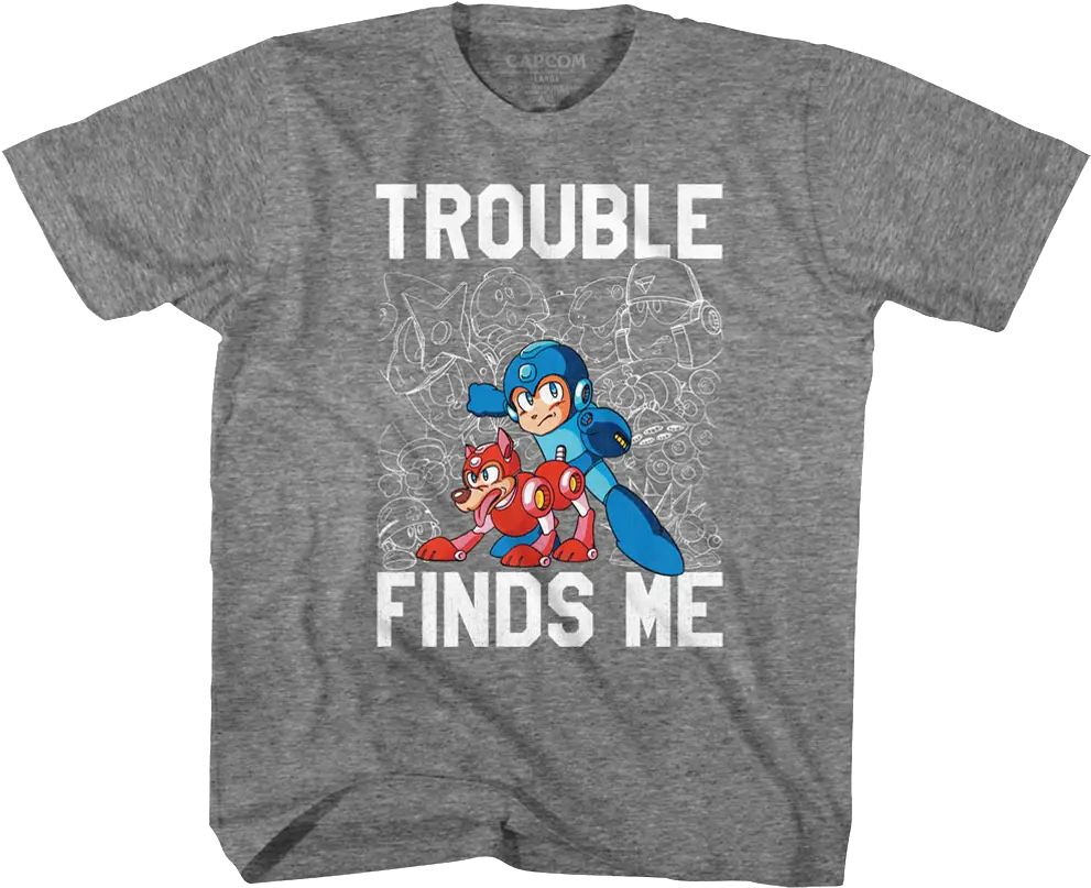  Mega Man Trouble Graphite Heather Childrenu0027s T Shirt Png Mega Man Zero Icon