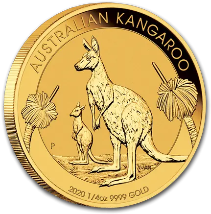  14oz 2020 Australian Kangaroo Gold Coins Gold Spot 2020 1 Oz Kangaroo Gold Coin Png Kangaroo Transparent Background