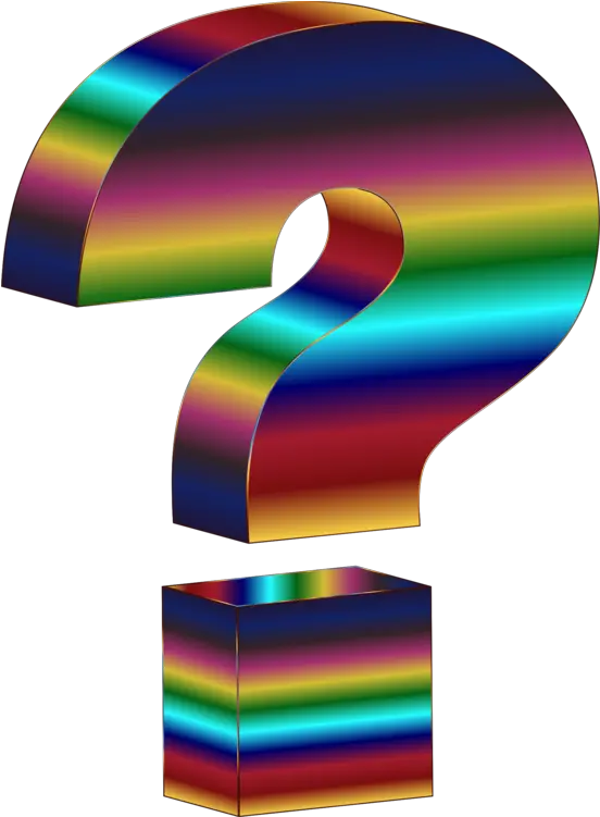  Question Mark Emoji Png Images Collection For Free Download Transparent Rainbow Question Mark Shocked Emoji Transparent