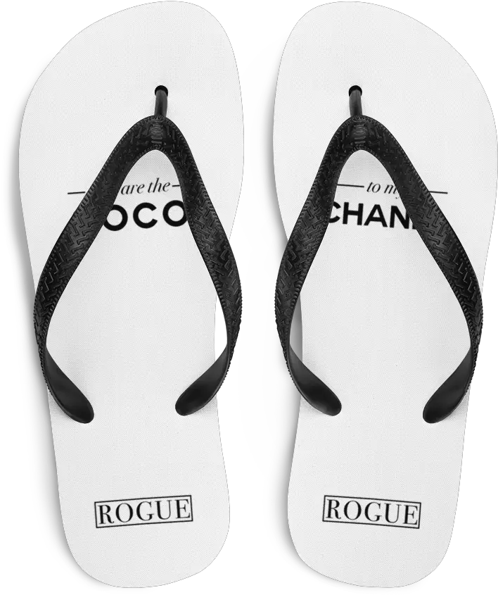  You Are The Coco To My Chanel Limited Edition Flip Flops Png Logo