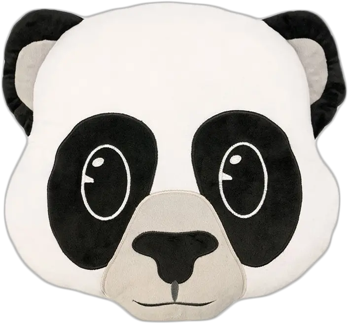  Emoji Cushion Panda Stuffed Toy Png Panda Emoji Png