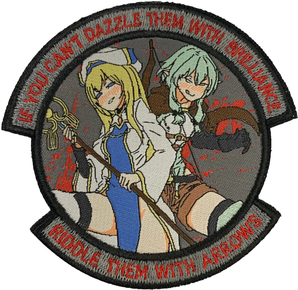  Goblin Slayer Girls Anime Morale Patches Png Goblin Slayer Png