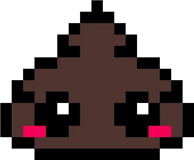  Cute Poop Emoji Poop Emoji Pixel Art Transparent Cartoon Pixel Art Emoji Poop Png Shit Emoji Png