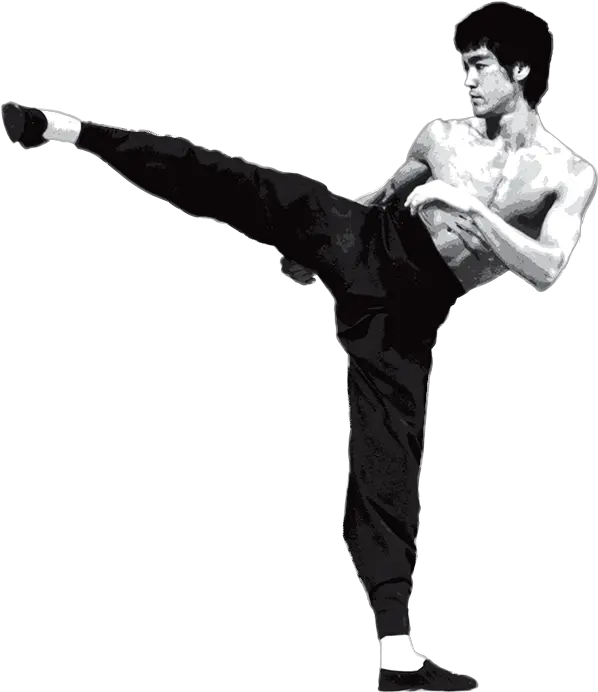  Pin By Tpain Bruce Lee High Kick Png Chuck Norris Png