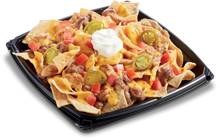  Queso Loaded Chicken Nachos Del Taco Queso Loaded Nachos Png Nachos Png