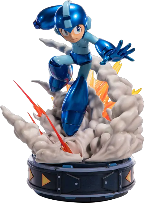  Mega Man Statue Luminaria Pixel Pals Megaman Png Mega Man Transparent