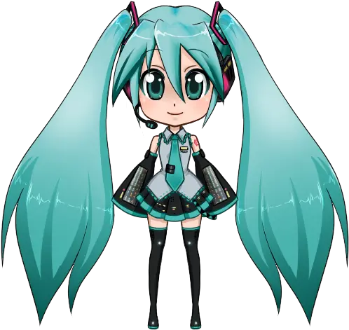  Hatsune Miku Vocaloid Drawn By Koinu Yukina Danbooru Miku Png Miku Transparent