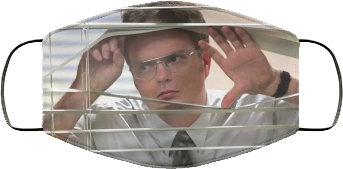  Dwight Schrute Blinds Mask The Office Christian Memes The Office Png Dwight Schrute Transparent