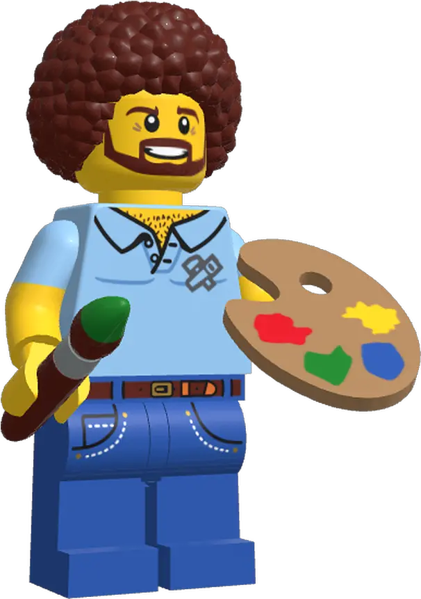  Mecabricks Png Bob Ross Transparent Background