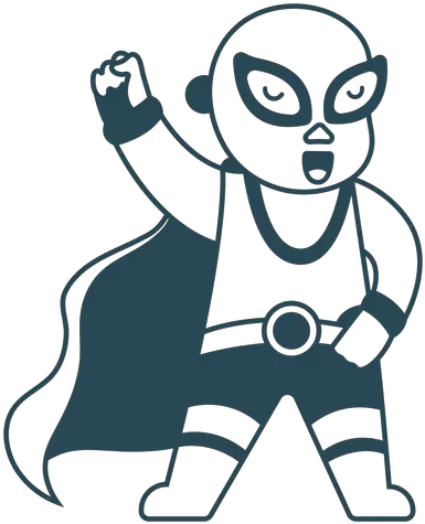  Mexican Fighter With Cape Transparent Png U0026 Svg Vector File Cartoon Cape Png