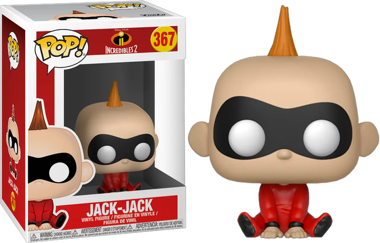  Incredibles 2 Jackjack Pop Vinyl Figure Jack Jack Pop Funko Png Incredibles Png