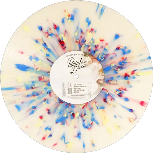  Download Hd Panic Patd Colored Vinyl Panic At The Disco Vinyl Png Vinyl Png