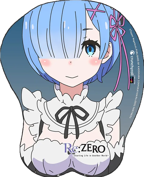  Rezero Rem Oppai Mouse Pad Re Zero Rem Rem Png Rem Re Zero Png