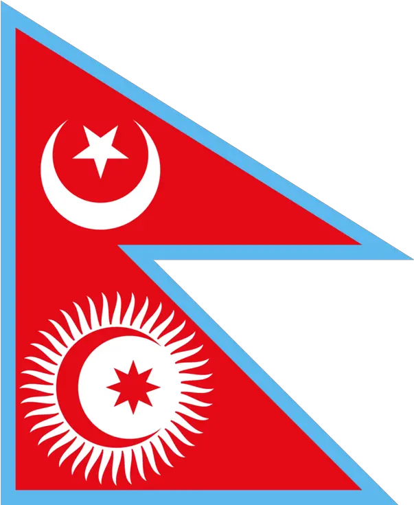  Nepal Flag Flag Of Kyrgyzstan Transparent Png Original New Islamic Caliphate Flag Nepal Flag Png