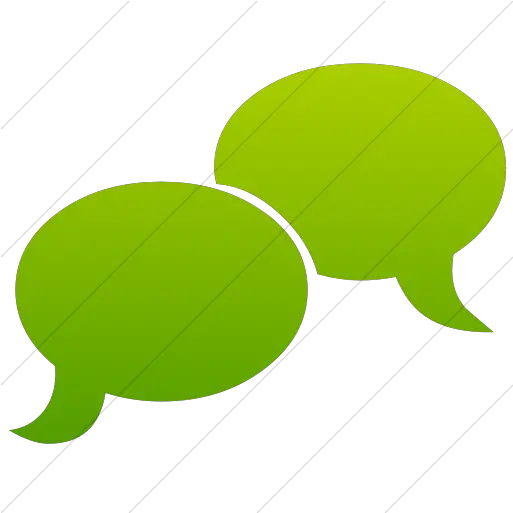  Iconsetc Simple Green Gradient Classica Two Comment Vertical Png Bubbles Icon