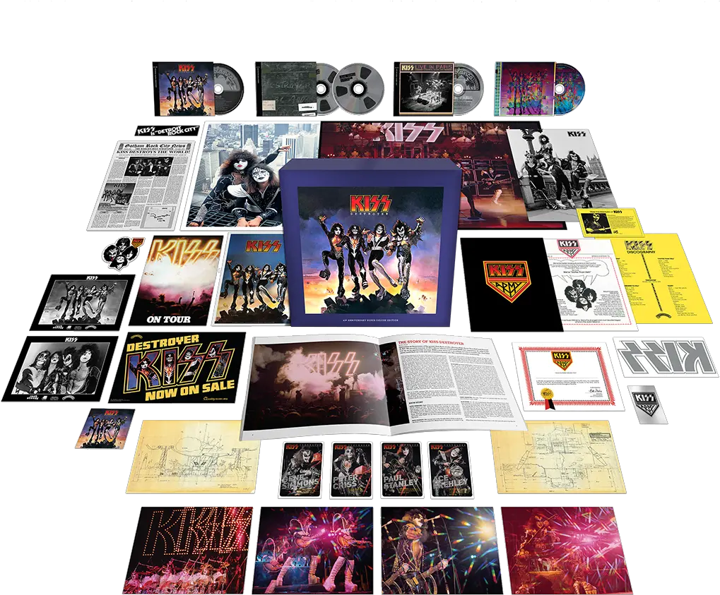  Review Kiss Destroyer 45th Anniversary Super Deluxe Edition Png Future Icon Status Tracklist