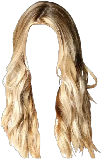  Long Blonde Hair Transparent Png Long Blonde Hair Png Wig Transparent Background