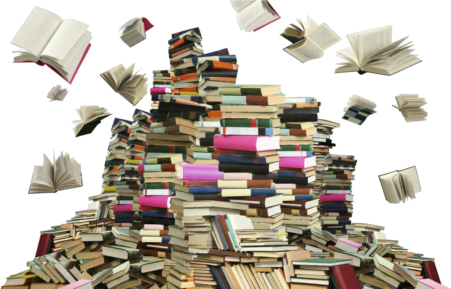  Books Png Transparent Images Scattered Books Books Png