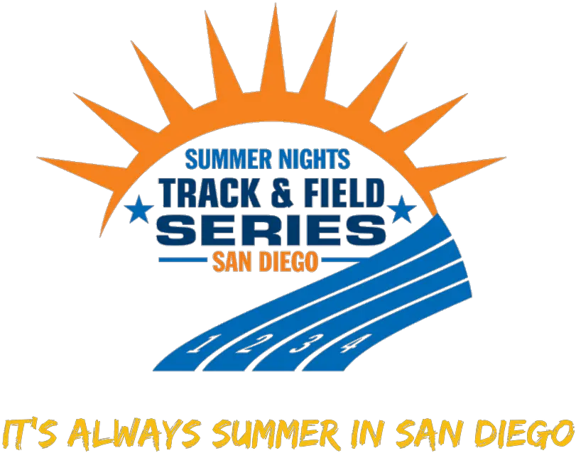  Usa Track U0026 Field San Diego Imperial Summer Nights Tu0026f Summer Nights Track And Field Logo Png Field Png