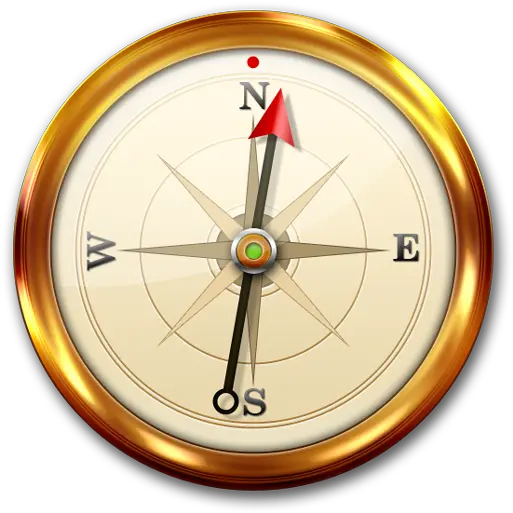  Png Background Icon Clock Gold Png Compass Transparent Background