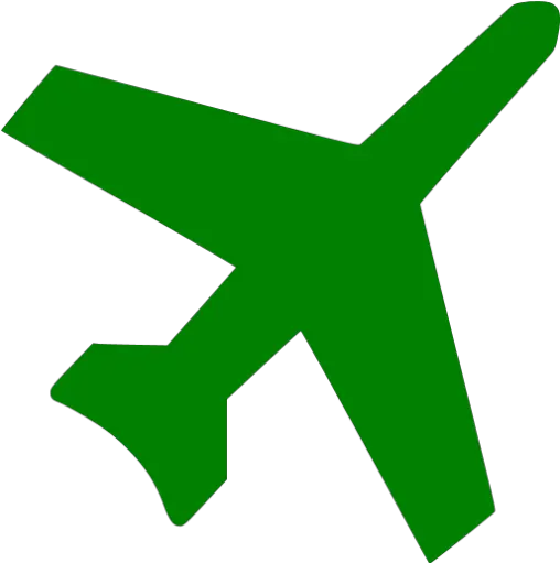  Green Airplane 3 Icon Free Green Airplane Icons Plane Icon Green Png Plane Icon Png