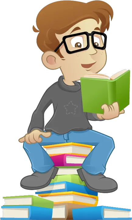  Reading Book Child Reading Books Cartoon Png Reading Png