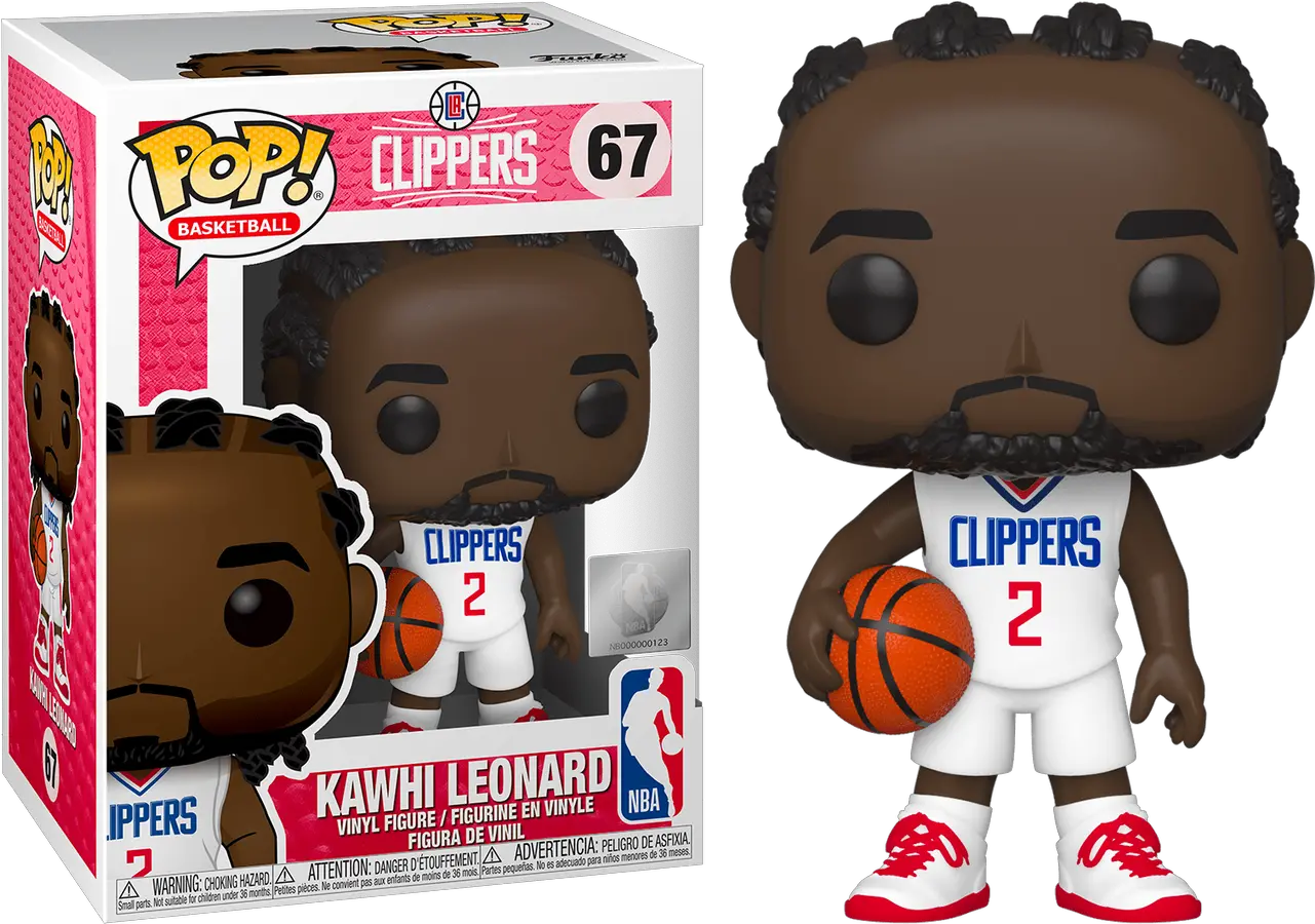  Kawhi Leonard Los Angeles Clippers Nba Funko Pop Png Kawhi Leonard Png