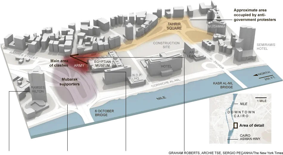  Map And Diagram Of The Protests In Tahrir Square El Tahrir Square Plan Png Bridge Map Icon