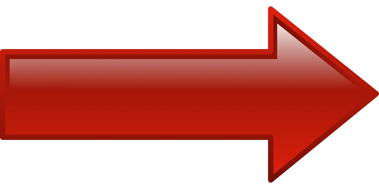  Right Arrow Red Free Vector Graphic On Pixabay Red Arrow Pointing Right Png Right Arrow Png