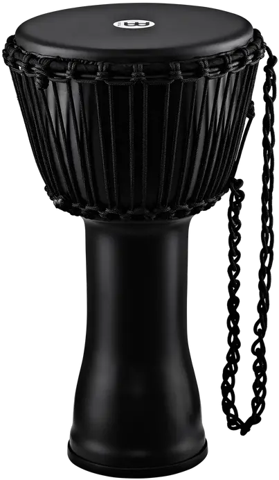  Meinl Travel 10 In Phantom Black Rope Djembe W Goat Head 12 Phantom Black Padj4 Lg Png Goat Head Png