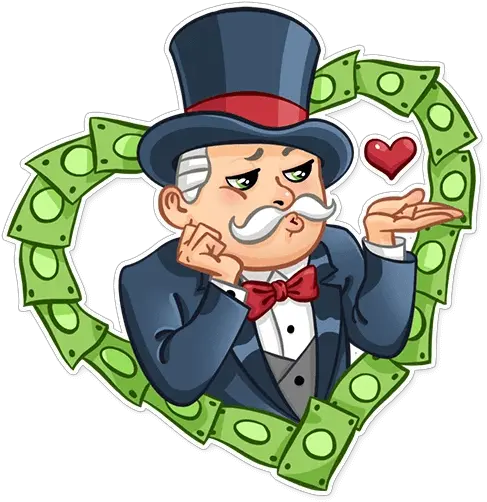  Monopoly Sticker Pack For Telegram Telegramguides Telegram Stickers Monopoly Png Monopoly Man Png