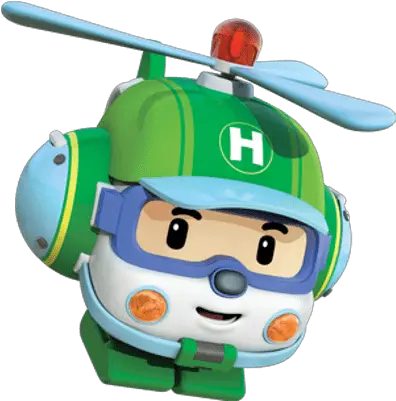  Robocar Poli Character Helly The Helicopter Transparent Png Robocar Png Helicopter Transparent Background