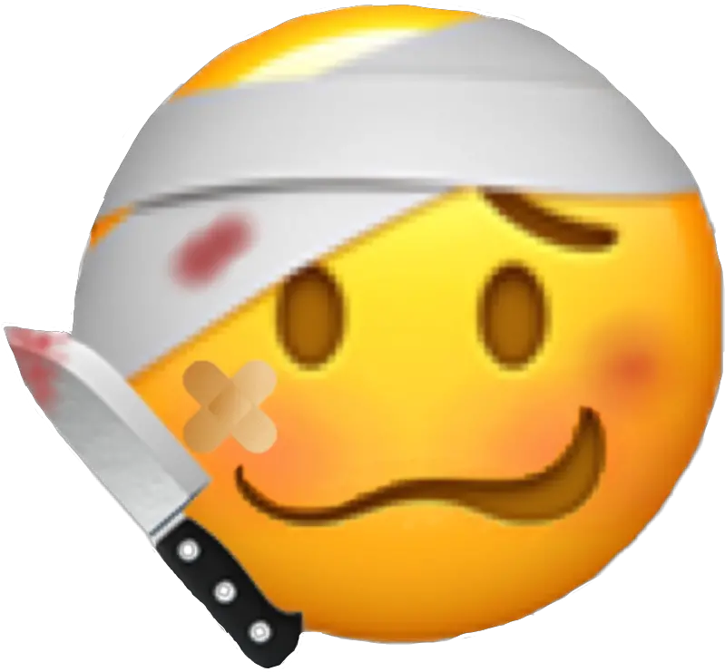  Emoji Gore Sticker By Aesthetic Crystalbat Emoji With Knife Png Knife Emoji Transparent