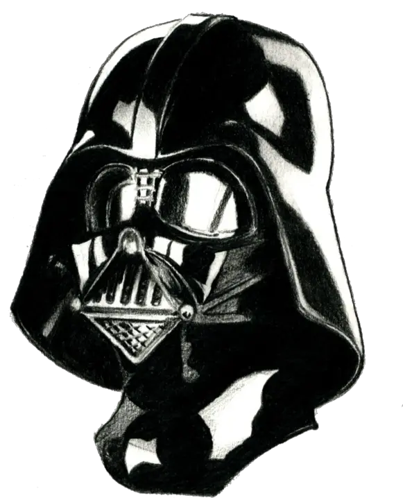  Aviarts Darth Vader Star Wars Darth Vader Head Drawing Png Darth Vader Transparent Background